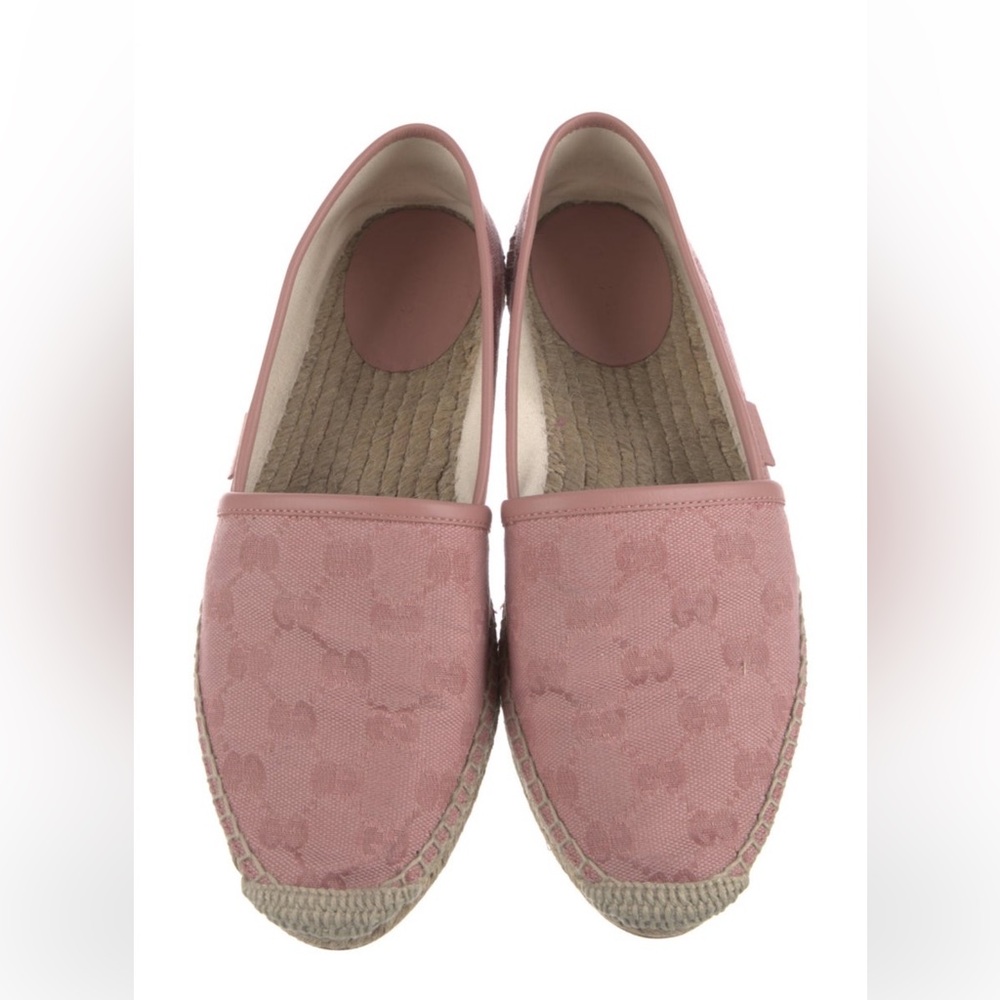 Authentic Gucci GG Supreme Canvas Espadrilles Size: 7.5 | US7.5 IT37.5